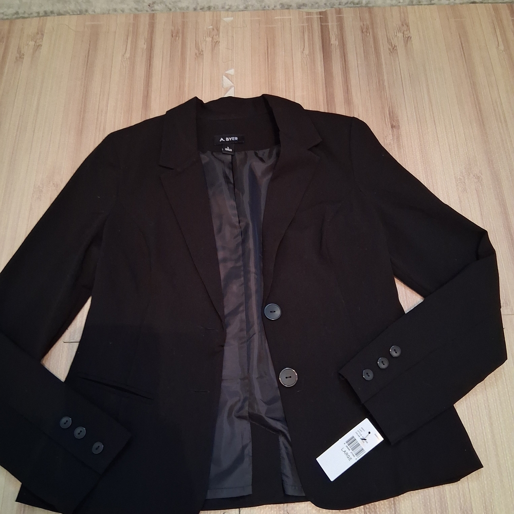A. Byer Women's Black Blazer